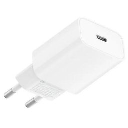 Incarcator de retea Mi 20W, Fast Charger suport PD, port Type-C, Alb