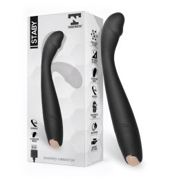 Tardenoche Staby Silicone Shaped Flexible Vibrator Black