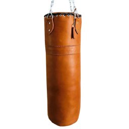 Sac de box din piele naturala 120 x 50 cm, neumplut, model vintage