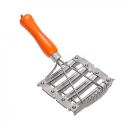 Țesală metalică cu pieptăn de coamă, 12 × 12,5 cm