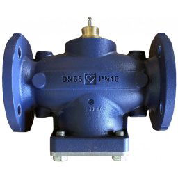 Vana cu 2 cai Herz cu flanse PN16, DN 25, Kvs 10, pentru actionare electrica, cod F 4035 13