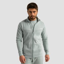 GymBeam Hanorac cu fermoar Limitless Eucalypt - Eucalypt XXL