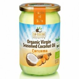 Ulei de cocos condimentat cu turmeric bio 190ml Dr. Goerg