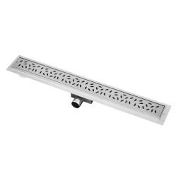Rigola dus Ermetiq 50 cm, cu gratar inox, 50 mm cu izolatie, Model C