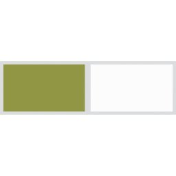 Panou antistropire AluSplash gama Elegance Olive Green / Arctic White, 564.64.007, 3300x750 mm, 4 mm grosime, suprafata lucioasa