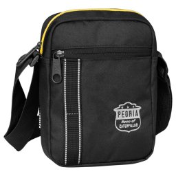 Borseta Borseta de umar CATERPILLAR Mochilas Rpet Peoria, material 600D poliester - negru/galben