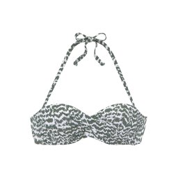 LASCANA Sutien costum de baie oliv / alb