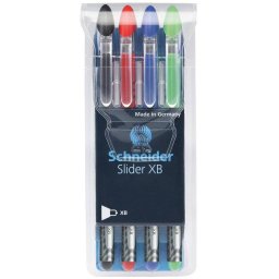 Pix SCHNEIDER Slider Basic XB, rubber grip, 4 culori/set - (N,R,A,V)