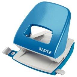 Perforator metalic LEITZ 5008 NeXXt Series, 30 coli - albastru deschis