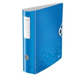 Biblioraft LEITZ Active Wow 180, A4, 75 mm, polyfoam - albastru metalizat