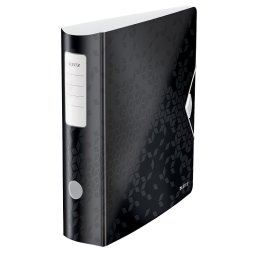 Biblioraft Leitz 180 Active WOW, polyfoam, A4, 82 mm, negru