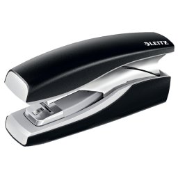 Capsator metalic Leitz Softpress NeXXt Series, 30 coli, 200 capse Softpress incluse, negru