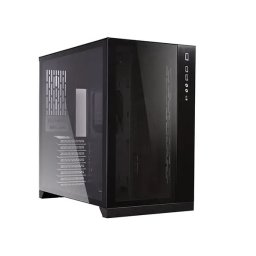 Carcasa O11 Dynamic Mini + Mini Riser Card - PCIe 4.0, negru
