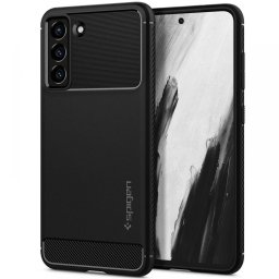 Husa Husa TPU Rugged Armor pentru Samsung Galaxy S21 FE 5G G990, Neagra ACS03049
