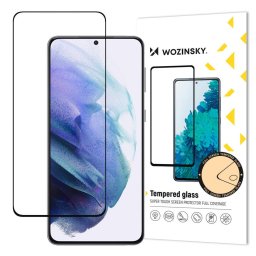 WZK - Folie protecție ecran din Sticlă securizată - compatibil cu Samsung Galaxy S23+ S916 - Full Glue - culoare Negru