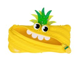 Penar Penar cu fermoar, ZIPIT Creature Monster Penny - ananas galben