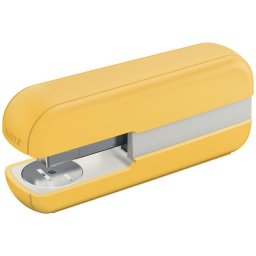Capsator plastic LEITZ Cosy 5567, 30 coli, 200 capse P3 incluse, galben chihlimbar