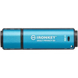 Memorie USB IronKey Vault Privacy 50, 32GB , USB 3.2, Blue