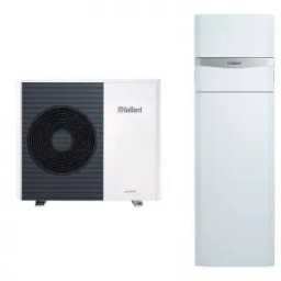 Pompa de caldura aer-apa split cu boiler incorporat Vaillant aroTHERM UniTower 105/5 AS + VWL 128/5 I - 10 kW, trifazata
