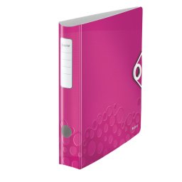 Biblioraft LEITZ Active Wow 180, A4, 50 mm, polyfoam - roz metalizat