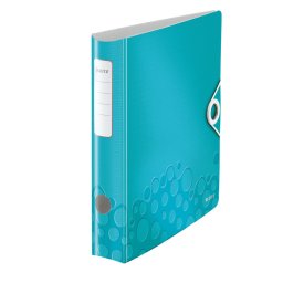 Biblioraft LEITZ Active Wow 180, A4, 50 mm, polyfoam - turcoaz metalizat