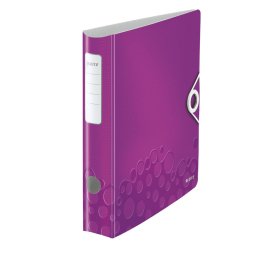 Biblioraft LEITZ Active Wow 180, A4, 50 mm, polyfoam - mov metalizat