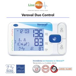 Tensiometru Veroval duo control - de brat, 4 validari clinice, transfer date