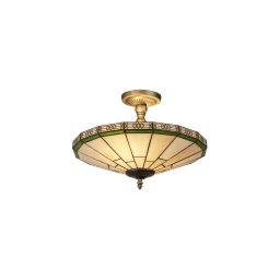 Searchlight 4417-17 - Lustr Tiffany NEW YORK 2xE14/40W/230V pr.