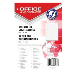 Rezerva A4 pentru caiet mecanic, 50 file/top, Office Products - matematica/dictando