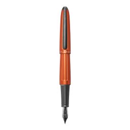 Stilou Diplomat Aero, cu penita M, din otel inoxidabil - orange