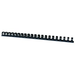 Accesorii birotica Inele plastic 19 mm, max 175 coli, 100buc/cut Office Products - negru