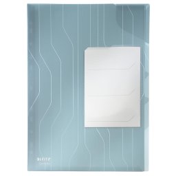Mapa LEITZ CombiFile, cu eticheta si separatoare, PP, A4, 200 mic, 40 coli, pre-perforata, 3 buc/set