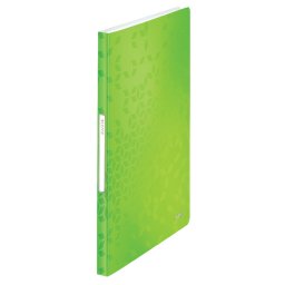 Mapa de prezentare LEITZ WOW, coperta moale, PP, A4, 40 de folii, verde