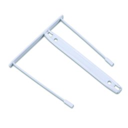 Accesorii birotica Alonja de mare capacitate, pentru arhivare, plastic, 50buc/set, Office Products Z-Clip - alba