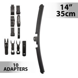 Stergatoare auto Ștergător profesional 14"/35cm - multiadaptor - CARGUARD