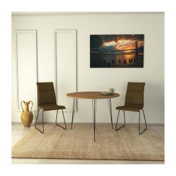 Masă de sufragerie SANDALF 75x90 cm maro