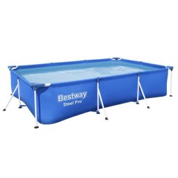 Piscina cu cadru metalic dreptunghiulara, Bestway, 300x201x66 cm, 3300 litri, cu pompa de filtrare i