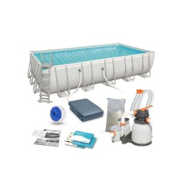 Piscina cu cadru metalic, 12 in 1, Bestway, 640 x 274 x 132 cm