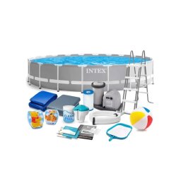 Piscina cu cadru metalic, rotunda, Intex, 20 in 1, 610 x 132 cm