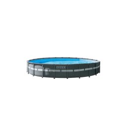 Piscina rotunda cu cadru metalic, Intex, 20 in 1, 732 x 132 cm