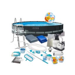 Piscina cu cadru metalic, Intex, 20 in 1, 610 x 122 cm