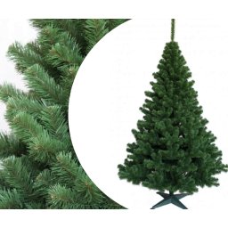 Brad de Craciun artificial cu aspect natural, inaltime 260 cm, verde, suport inclus(Brazi)