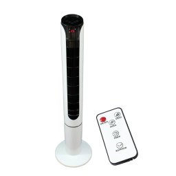 Ventilator tip turn, Timer, Trei trepte, telecomanda, putere 40W, alb