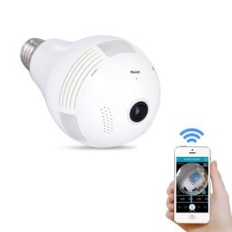 Camera de supraveghere Tip Bec Wireless, 360, 1280x960p, card TF, interfon, zoom digital