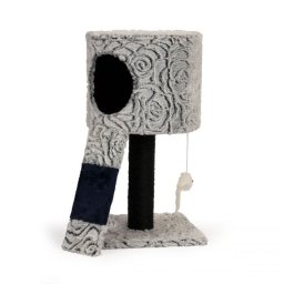 Ansamblu pentru pisici,casuta,55cm,gri
