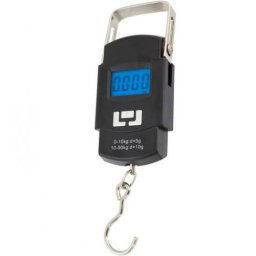 Cantar de Mana Portabil Digital, Capacitate 50kg pentru pescuit sau bagaje, sensor de temperatura
