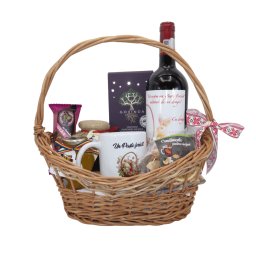 Cos cadou, Iepurasul darnic, produse naturale, 8 piese - ILIF303066