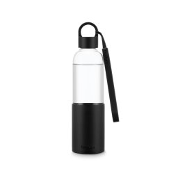 Sticla de apa bidon sport, Bodum, 42FEB230960, 500 ml, 68x262x68 mm, Plastic, Silicon, Negru