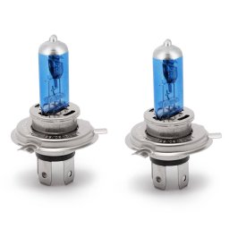 Set de 2 becuri Halogen H4 - 60/55W + 50% intensitate Alb Xenon