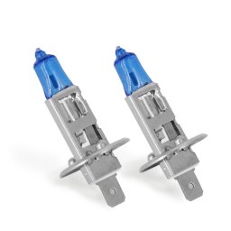 Set de 2 becuri Halogen H1 - 100W + 110% intensitate Alb Xenon
